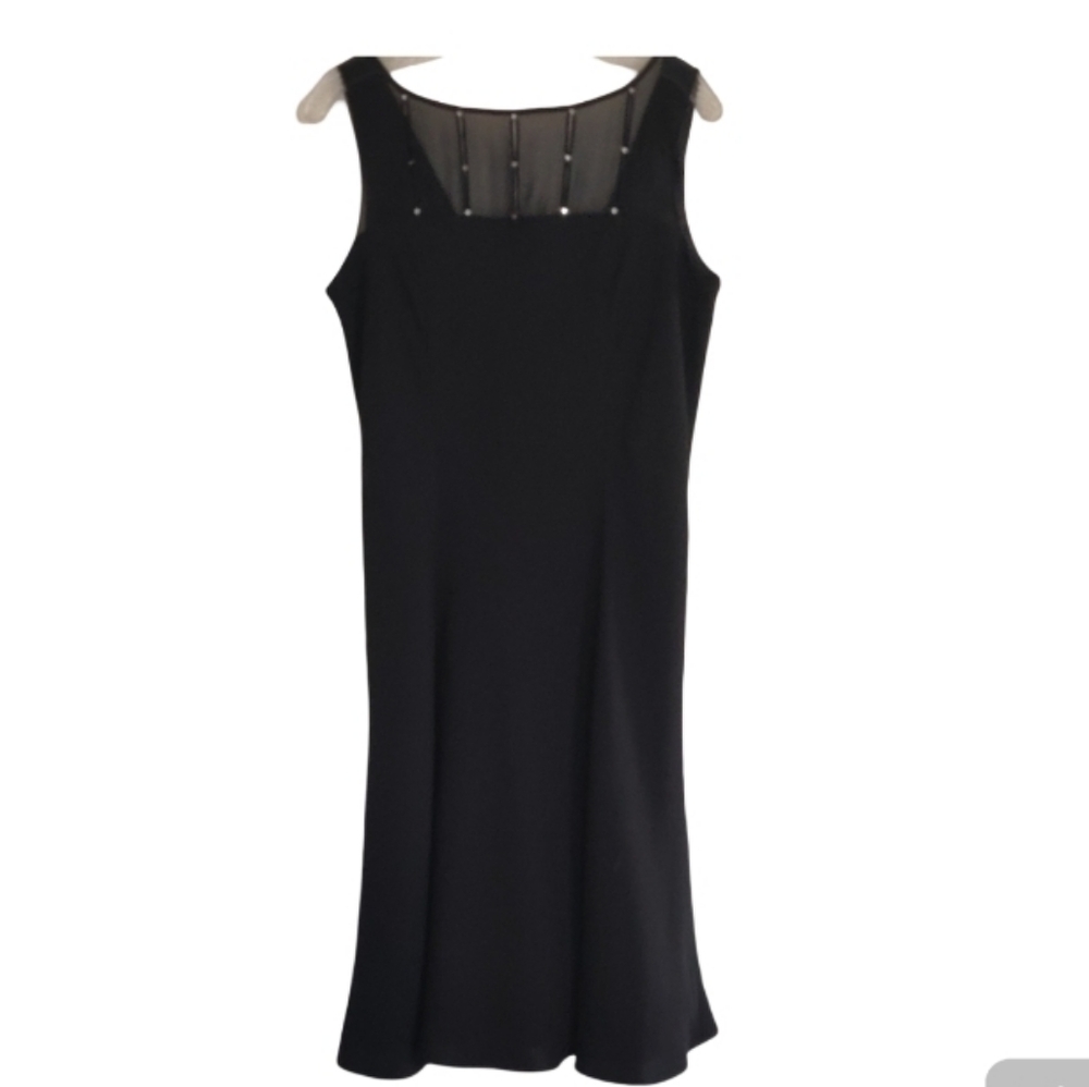 Evan Picone Drape Back LBD.
